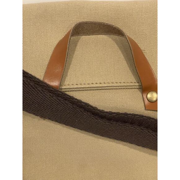 Bici By Bar | Messenger Duffle Bag | Overnight Travel Carry‎ On Bag | NWT | Tan - Picture 6 of 13